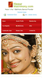 Mobile Screenshot of hosurmatrimony.com